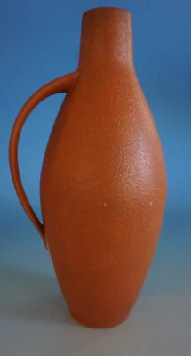 Keramik Vase Blumenvase West Germany 611 orange 70er Jahre  (F023-160) - Bild 1 von 4