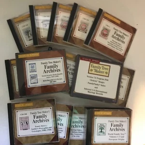 Family Tree Maker HUGE LOT Genealogy Archival 14 Volumes - See Description - Picture 1 of 5