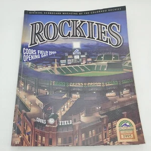Autogramm Colorado Rockies Official Magazine Coors Field Opening 1995 Dinger - Bild 1 von 24