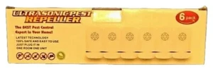 Ultrasonic Pest Repeller, 6 Pk of Plug-ins Electronic Repellent for Pest Control - Picture 1 of 4