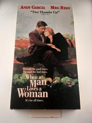 When a Man Loves a Woman (VHS) 1994 Мег Райан, Энди Гарсия, Эллен Берстин ПРОВЕРЕНО - Изображение 1 из 3