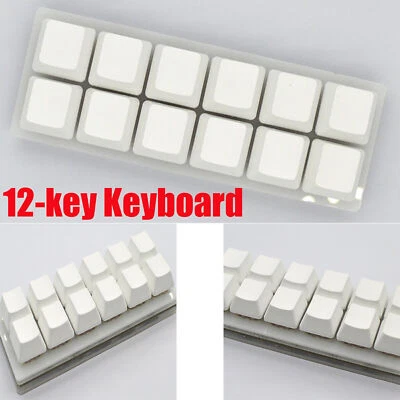 12 Keys Mechanical Keyboard USB Shortcuts Programmable For Windows Linux MacOS - Image 1 of 4