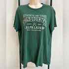 Vintage Polo Ralph Lauren green graphic top t-shirt men size L