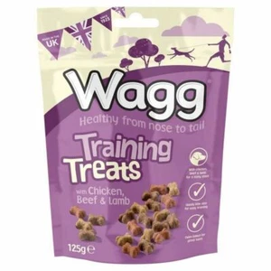 6x Wagg Training Treats with Chicken, Beef & Lamb 125g - Picture 1 of 1