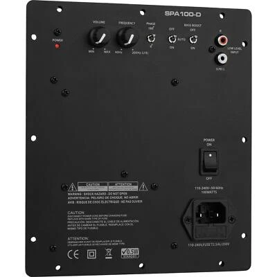 Dayton Audio SPA100-D 100 Watt Class-D Subwoofer Plate Amplifier - Image 1 of 4