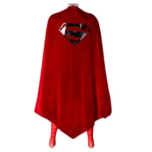 52 Superman Cosplay Capa Body Capa Para Adultos Niños Disfraz Halloween Nuevo Cos - Imagen 1 de 7