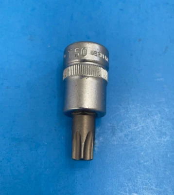 HAZET Germany TORX Screwdriver Socket T50 with 3/8" drive, 43.5mm long 8802-T50 - Image 1 of 3