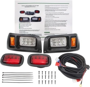 LED Lighting 12V Headlight Tail Light Kit Compatible with Club Car DS 1993-UP  - Picture 1 of 7