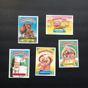 Lote de 5 tarjetas coleccionables Garbage Pail Kids 1986 - Imagen 1 de 2