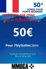 €50 EUR Clé PlayStation Network - 50 EURO PSN Code - Pour compte français - FR