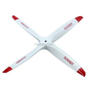 4 Bladed 11x7 Engine Wood Propeller White Puller for RC Airplane Sporter Warbird - Picture 1 of 1