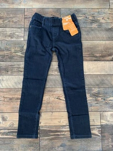 NWT Gymboree Dark Wash Blue Denim Jeggings Pants Girls Pull On Waist Size 5 - Picture 1 of 1
