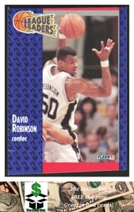 Fleer #225 1991-92 David Robinson - San Antonio Spurs - Imagen 1 de 2