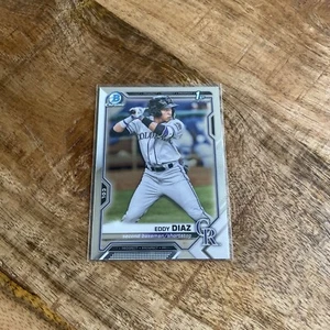 2021 Bowman Eddy Diaz 1st Chrome - Picture 1 of 2