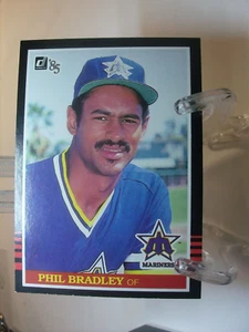 1985 Donruss Baseball #631 - Phil Bradley RC - Seattle Mariners (14743) - Bild 1 von 2