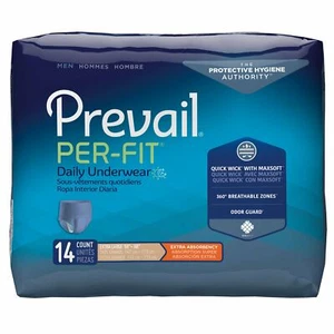 Prevail Per-Fit Men Absorbent Underwear X-Large 58'' - 68'' Mod Asb - 14/Bag - Picture 1 of 1