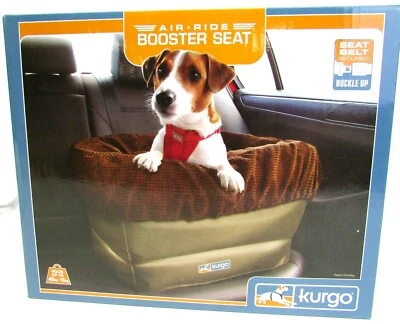 NUEVO EN CAJA Asiento elevador para perro Kurgo "Air Ride" para 40 lb. Perros inflable, acolchado  Foto 1 de 4