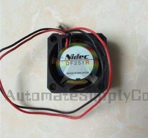 New 1pcs NIDEC DF251R 25X25MM 2510 12V Cooling Fan 2pin - Picture 1 of 2