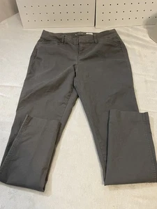 Pantalones de tiro bajo gris algodón Pixie azul marino antiguo para mujer talla 4 excelente estado 13,99 - Imagen 1 de 3