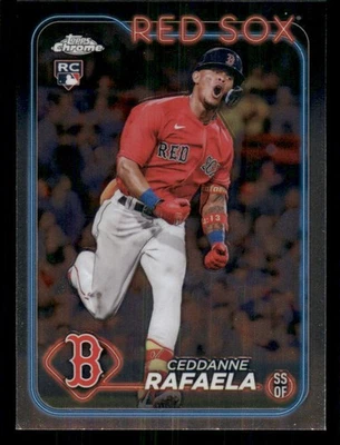 2024 Topps Chrome #118 Ceddanne Rafaela RC - Image 1 of 2