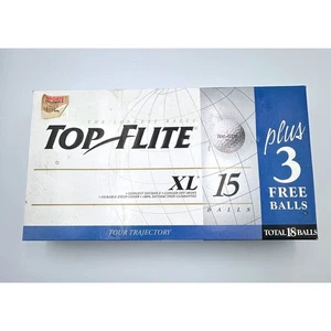 Top Flite XL Golfbälle Spalding - Sport Sammlerstück Tour Flugbahn 15-Ball Box - Bild 1 von 4
