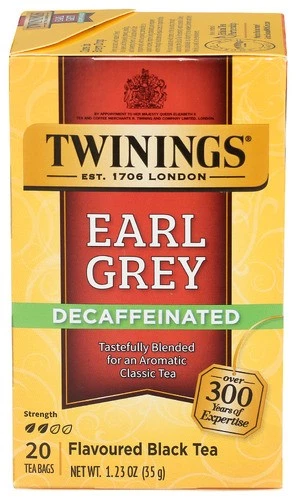 Twining Tea Tea Dcf Earl Grey 20 BG Paquete de 6 Foto 1 de 1