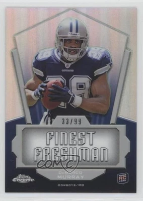 2011 Topps Chrome Finest Freshman Refractor /99 DeMarco Murray #DM Rookie RC - Image 1 of 2