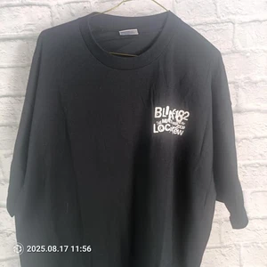 Camicia Vintage Blink-182 Uomo XL Nera 2000 Local Crew Mark Tom Travis Tour Band - Foto 1 di 4