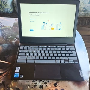 Lenovo IdeaPad 3 11 Chromebook Laptop 11.6" HD Display 4GB RAM, 64GB Onyx Black - Picture 1 of 3