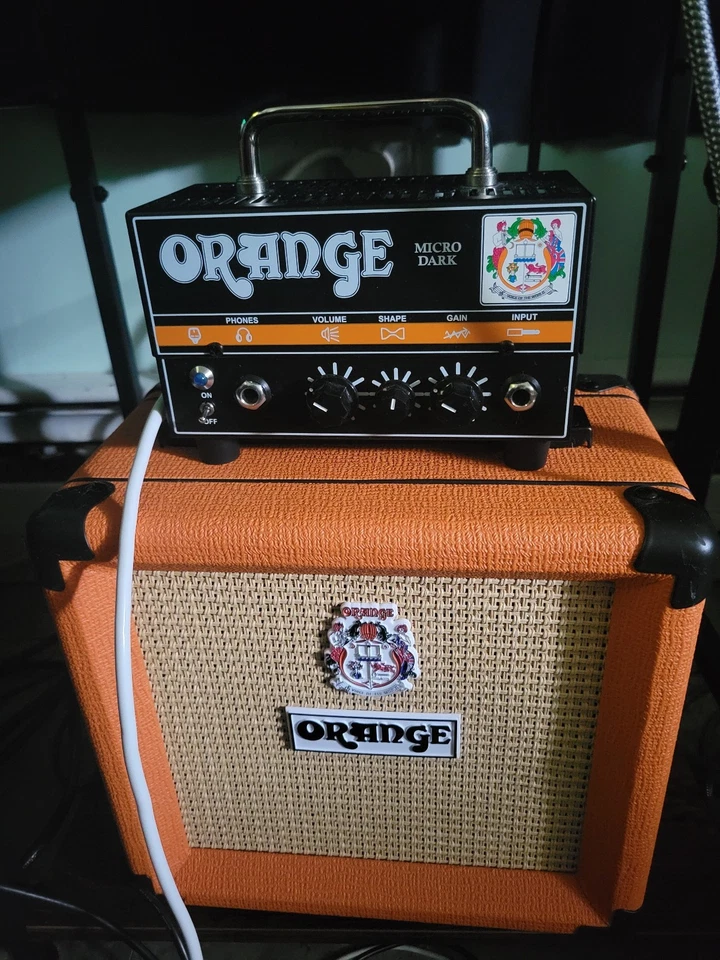 Оранжевая микро темная 20-ваттная гибридная головка + оранжевый шкаф PPC108 - Изображение 1 из 1