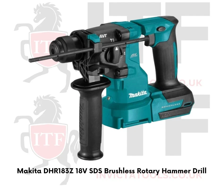 Makita DHR183Z 18V SDS+ Brushless Rotary Hammer Drill – Bare / Battery / Kit - Image 1 of 1