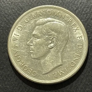 Australia 1937 One Crown Silver Coin #3 - Picture 1 of 2