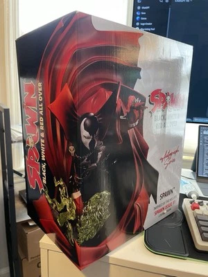 Estatua de resina McFarlane Spawn #1 (negro blanco y rojo por todas partes) escala 1:10 EN STOCK Foto 1 de 3