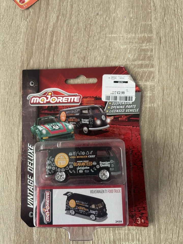 VOLKSWAGEN T1 FOOD TRUCK - MAJORETTE VINTAGE DELUXE - 2019  - Image 1 of 1