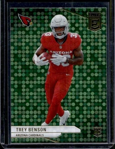 Donruss Elite Trey Benson RC Green Disco Rookie #124 Cardinals 2024 - Imagen 1 de 2