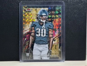 2024 Topps Finest Quinyon Mitchell Common Gold /50 RC #53 Eagles - Bild 1 von 2