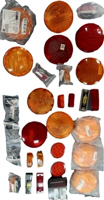 Bus Taillights and Lenses Weldon Grote Taillight Amber/Red Truck/Car - Image 1 of 4
