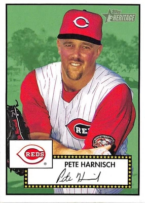 2001 Topps Heritage #156 Pete Harnisch NM-MT Reds - Image 1 of 2