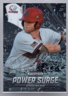 * 2021 Panini Prizm Draft Picks - Power Surge #PS-EW - ETHAN WILSON - Image 1 of 2