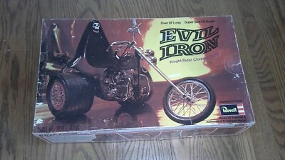 Kit modelo vintage Revell Evil Baron 14" largo Knight Rider helicóptero NC instrucciones Foto 1 de 4