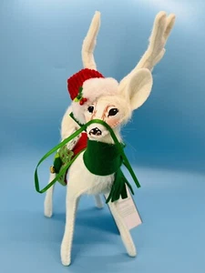 Muñecas Annalee Raras 8" Jinglebell Navidad Reno 460218 2018 Colección Regalo - Imagen 1 de 11