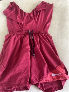Mens Nike Running 2 In 1 Compression Running Shorts Large Red - Picture 1 of 7