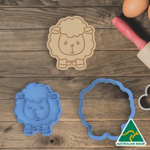 Farm Collection - Sheep Body Cookie Cutter and Embosser Stamp - Picture 1 of 4