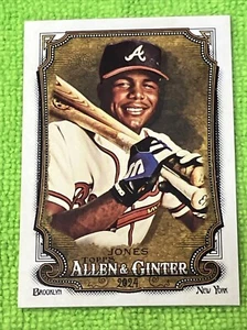 Andruw Jones SP 2024 Topps Allen & Ginter #349 Short Print - Atlanta Braves - Picture 1 of 2