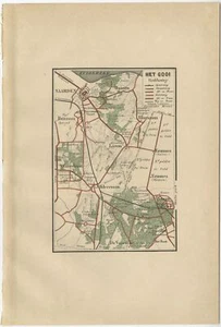 Antique Map of the Gooi Region by Craandijk (1884) - Picture 1 of 1