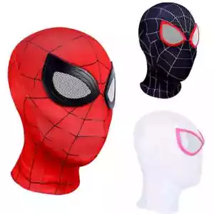 Máscara 3D Iron Man Spiderman niños adultos superhéroe Cospaly Miles Morales Gwen máscara - Imagen 1 de 6