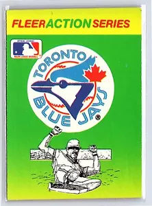 Pegatinas del equipo Fleer #NNO 1990 serie de acción Toronto Blue Jays - Imagen 1 de 2