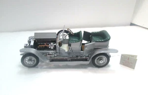 1986 Franklin Mint Diecast Model Car 1:24 1907 Rolls Royce Silver Ghost IOB/COA - Picture 1 of 10