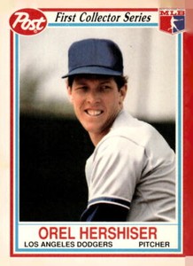 1990 Post Cereal #8 Orel Hershiser