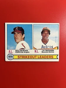 1979 Topps #6 1978 Strikeout Leaders (Nolan Ryan / J.R. Richard) - Bild 1 von 2